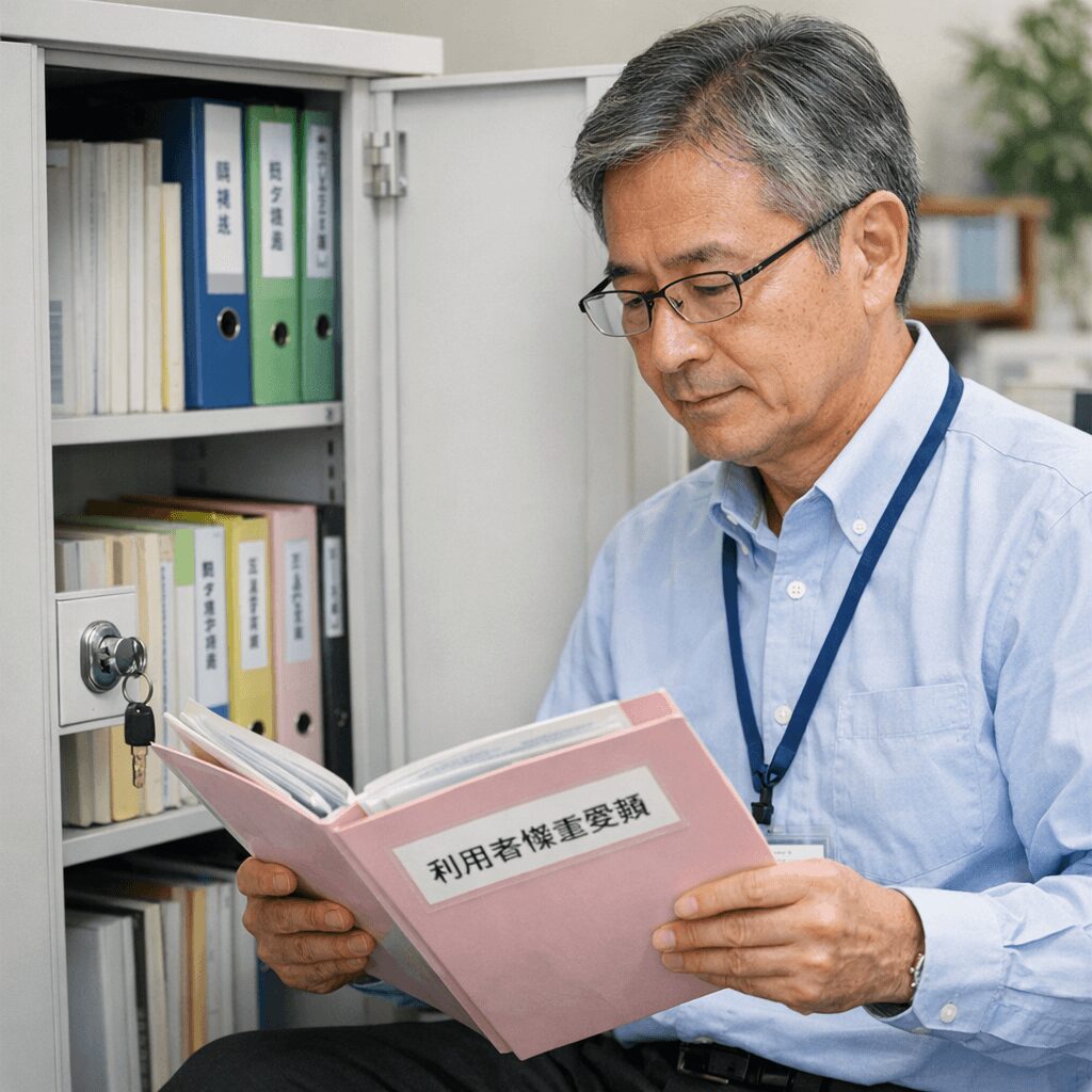 運営指導対策に励む専門スタッフ