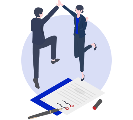 加算取得で売上アップしている様子