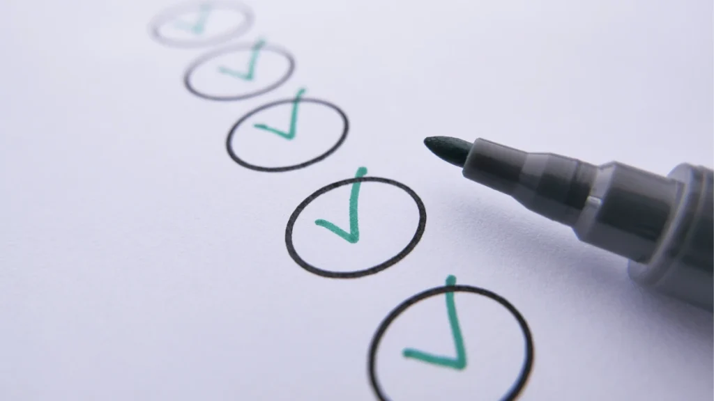 特定事業所加算のチェックリストイメージ