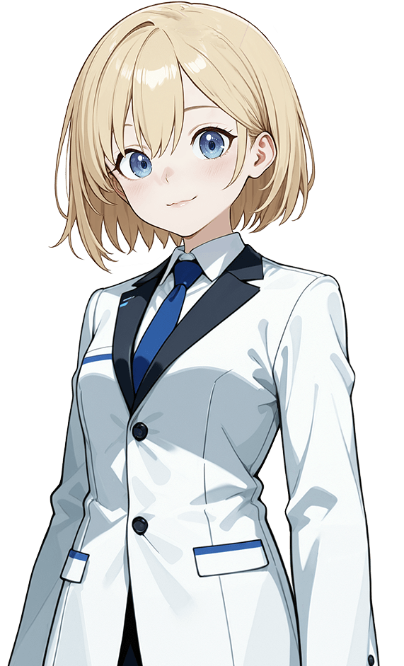 プロケアDXのイメージキャラクター。Professional Care International 株式会社が開発した。「カレンちゃん」