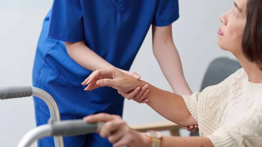 訪問介護におけるヒヤリハットの転倒イメージ