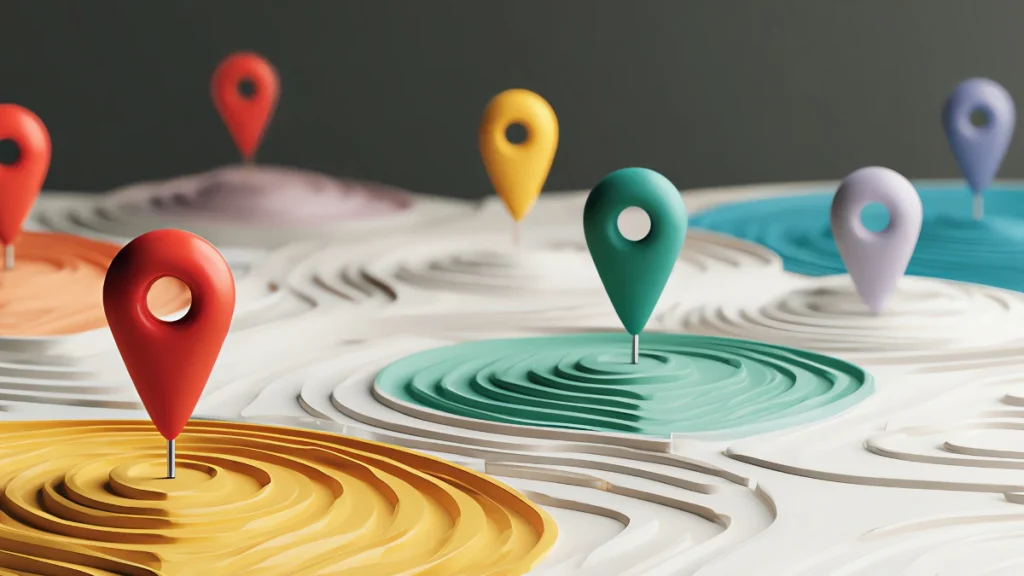 介護保険の地域区分イメージ