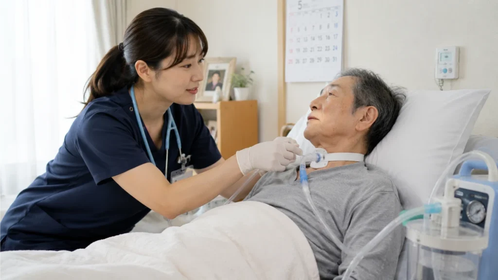 訪問看護における特別管理加算の高度な医療管理イメージ
